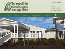 Tablet Screenshot of leesvillelandscapes.com
